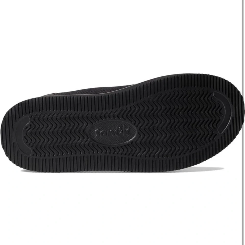 New‎ Women's Sanuk Cozy Vibe Surf Check SL ankle boots black hemp cotton size 5